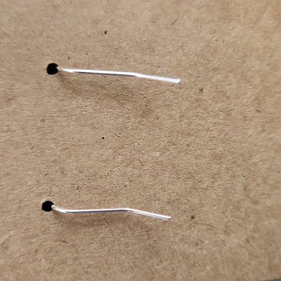 Pretty NWOT Native American Navajo Turquoise Dangle Bar Earrings 🩵🎁 - Picture 5 of 12